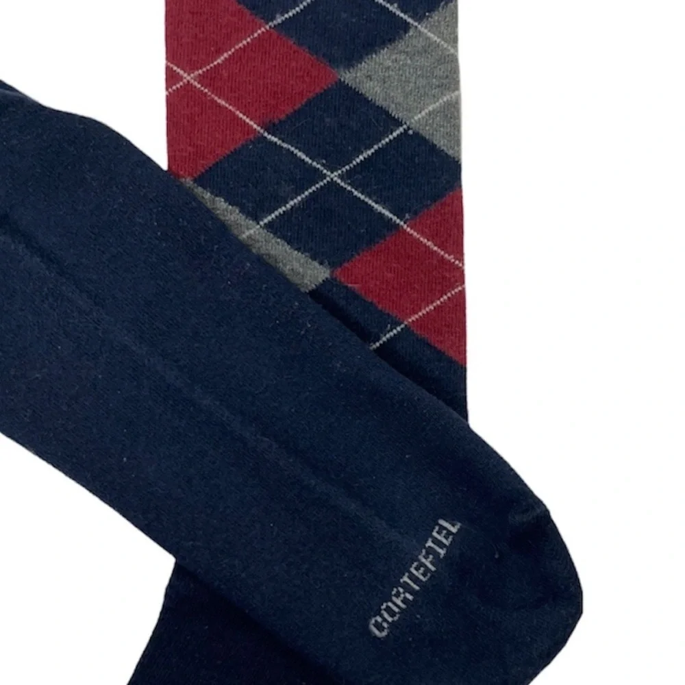 Men’s Socks Bundle Fun Colorful Vintage Pattern Design Graphics Print Black Gray